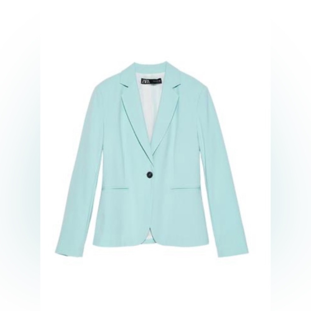 Zara Pastel Blue Blazer